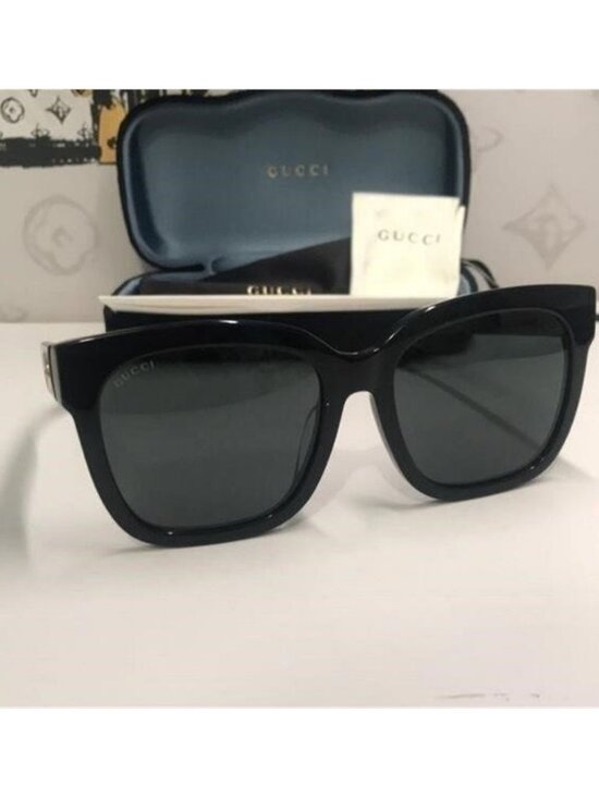 New Authentic Gucci Black Sunglasses GG0034SAN 001 main image 10